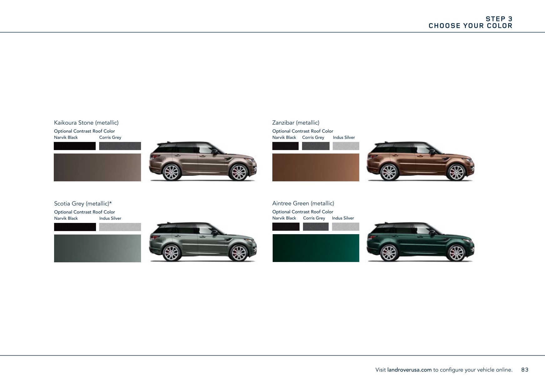 2017 Range Rover Sport Brochure Page 70